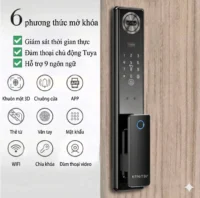 6 phương thức mở khóa của khóa nhận diện khuôn mặt giá rẻ Kenitsu