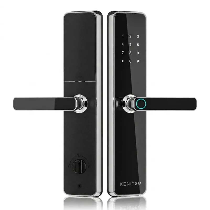 Khóa cửa thông minh inox Kenitsu TT62 cho chung cư