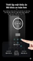Cách thiết lập mật khẩu ảo chống nhìn trộm trên khóa thông minh mở bằng app điện thoại