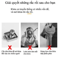 Lợi ích của khóa vân tay ngăn kéo trong việc giải quyết các vấn đề mất chìa khóa hoặc mang theo chìa khóa cồng kềnh.
