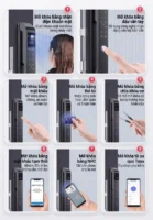 Các phương pháp mở khóa thông minh trên khóa cửa nhôm Kenitsu SH8