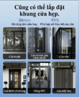 Các loại cửa nhôm kính phù hợp lắp đặt khóa điện tử có tính năng cảnh báo chống trộm