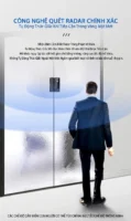 Khóa điện tử cửa kính cường lực Kenitsu SC6 tích hợp công nghệ cảm biến radar thông minh