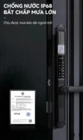 Khóa thông minh ngoài trời Kenitsu Pro đạt tiêu chuẩn kháng nước IP68 thách thức mọi cơn mưa lớn