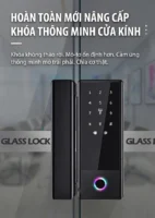 Mẫu khóa cửa kính thông minh cho văn phòng thế hệ mới Kenitsu GK01 với những nâng cấp toàn diện về công nghệ bảo mật.
