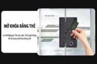 Tính năng mở khóa bằng thẻ từ IC bảo mật cao và tiện lợi trên dòng khóa cửa kính thông minh cho văn phòng Kenitsu GK01.