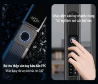 Công nghệ nhận dạng sinh trắc học vân tay bán dẫn FPC siêu nhạy trên khóa thông minh Kenitsu Pro