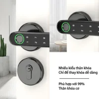 Khóa vân tay Kenitsu TC60 thay thế dễ dàng cho khóa cơ cũ