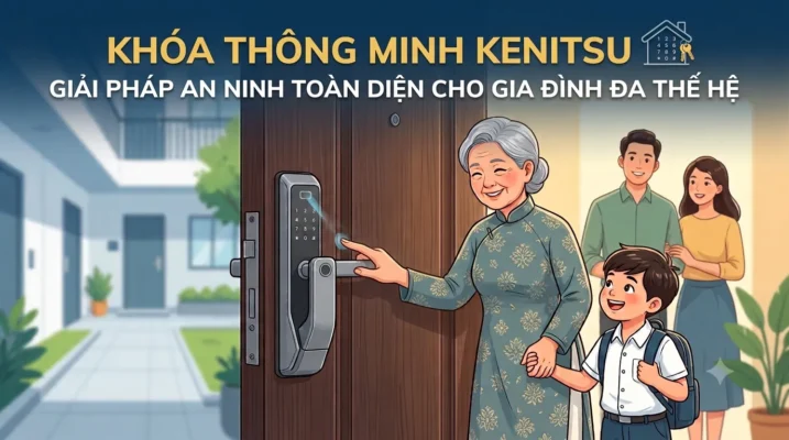 Chọn khóa cửa chung cư cho gia đình có người già trẻ nhỏ