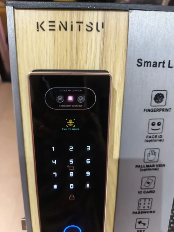 Cụm camera nhận diện khuôn mặt trên khóa Kenitsu HIG09