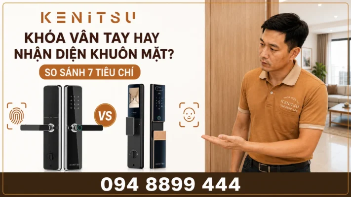So sánh khóa vân tay hay nhận diện khuôn mặt Kenitsu